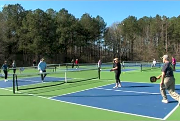 Baldwin County players enjoying new pickleball courts