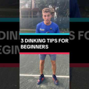 3 Dinking Tips for Beginners! #pickleball #pickleballtips #shorts