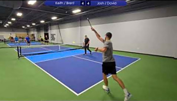 Keith and Brent vs. Josh and David - 4.0 Pickleball Match