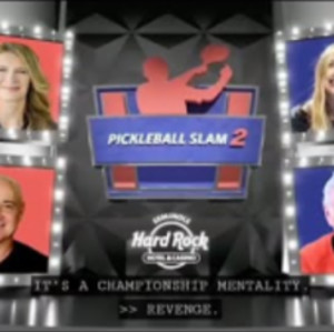 Pickleball Tennis Legends Steffi Graf / Jack Sock Battle Maria Sharapova...