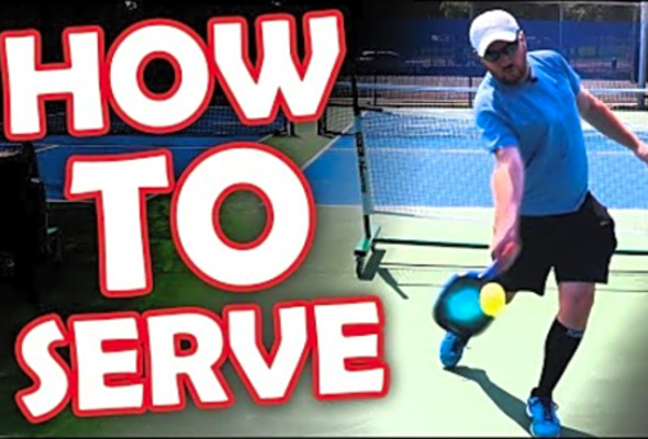 How to serve in pickleball - basic to advanced technique!