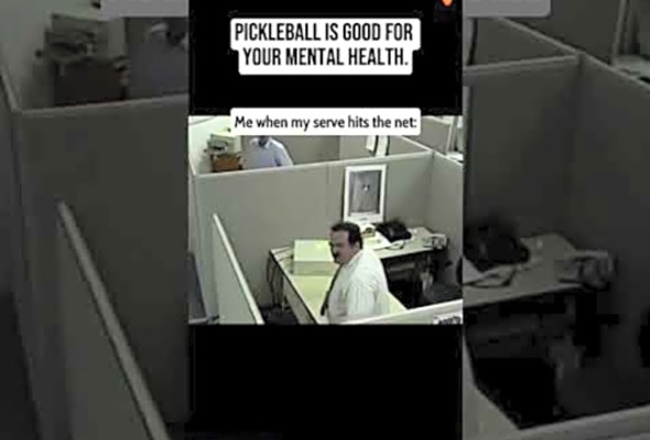 Pickleball Heals the MindUntil You Miss That Serve #pickleballclinic #playpickleball