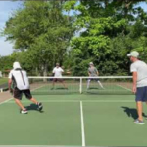 4.0-4.5 level pickleball Dont Lob into the Sun