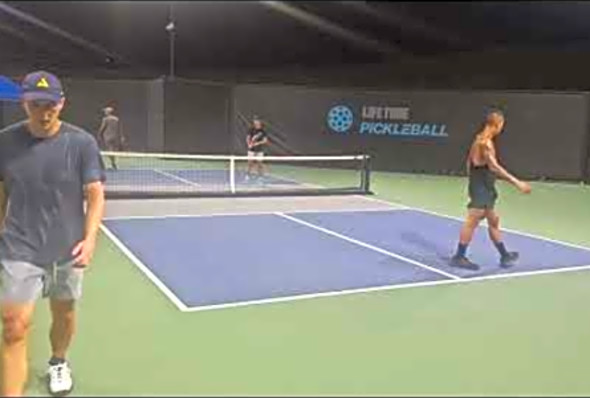 4.5 Life Time Pickleball Games - Moeckelmann/Wallace v Lee/Heldridge Game 5