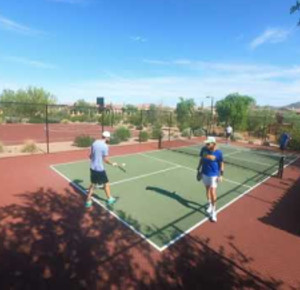 Full Pickleball game!