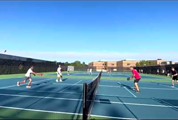 Jim/Ganesh vs Jay/Rick- Mens Silver Medal match! 3.5 above! Brighton Pickleball League