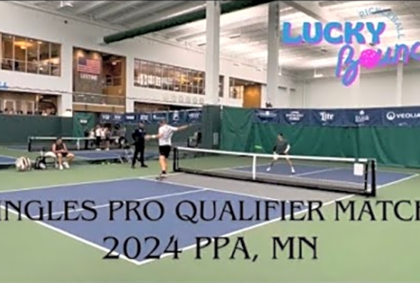 Singles Pro qualifier match Minnesota PPA