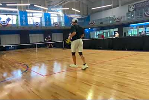 2021 USA Pickleball National Indoor Tournament in Hoover, Alabama. June 10th, 2021. 4.5 35 Singles