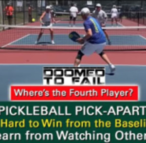 Pickleball! Not Advancing to the NVZ is NOT Good! Learn from Watching Ot...