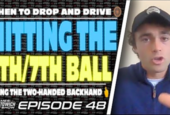 Knowing When To Use The 2-Handed Backhand In Pickleball - James Ignatowich Show