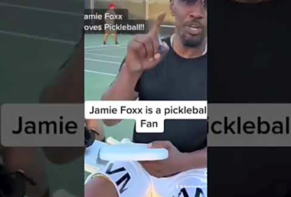 Jamie Foxx is a fan of pickleball #coachschuman