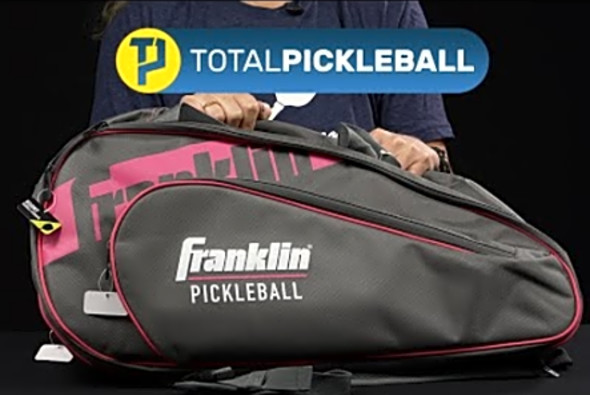Take a closer look: Franklin Pickleball Pro Player Paddle Bag (designed with Christine McGrath!)