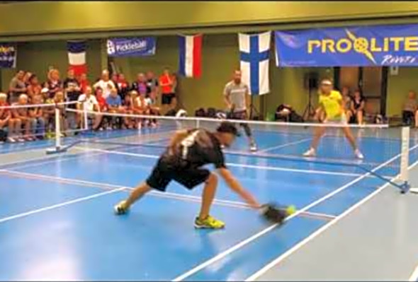 Finland 2nd International Pickleball Tournament 2017, ProLite exhibition match