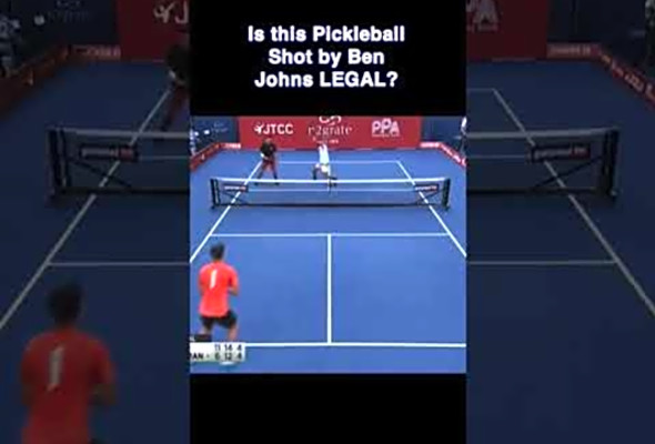 Pickleball Is this even LEGAL #pickleball #pickleballgame