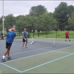 Frank&#039;s pickleball tournament semifinals. August 15, 2020.