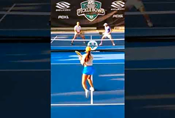 Win Out of Nowhere #shorts #pickleball