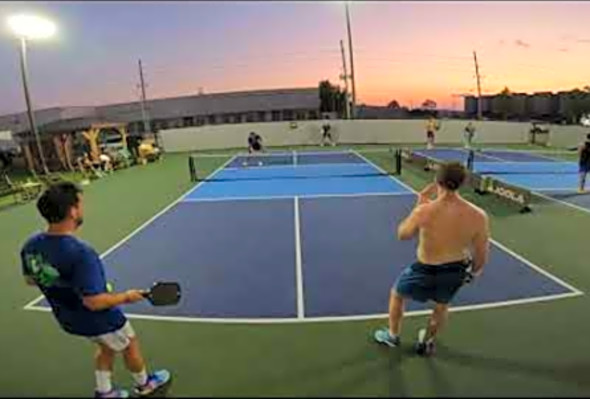 AJDan CLUTCH Game 3 vs ZachDev (4.5 NOLA Pickleball)