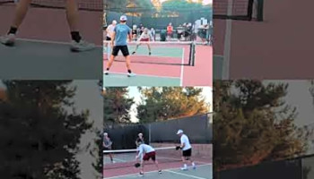 Double Camera Competitive Pickleball Match 5.0