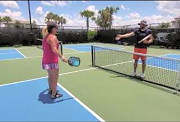 How to hit an ERNE in pickleball!