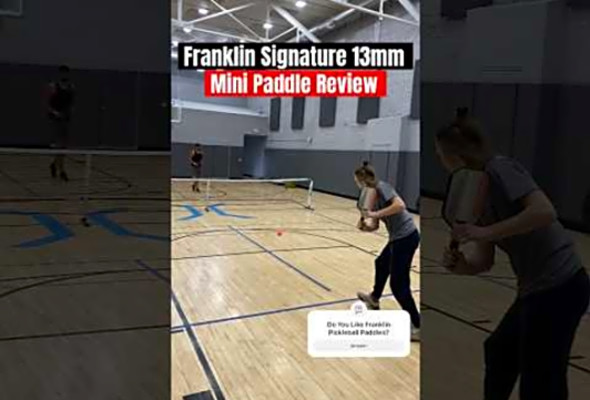 Is This Paddle Decent?! Franklin Signature Paddle Mini Review #pickleball #sports #review #shorts