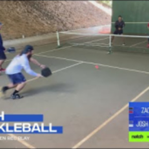 Pickleball Men&#039;s Doubles Rec Play feat. Josh/Branden vs Zach/Isiah