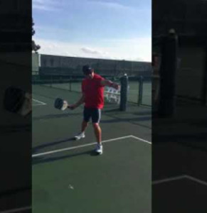 Coach Matty teaching the ground stroke. Its only 20% of your game from t...