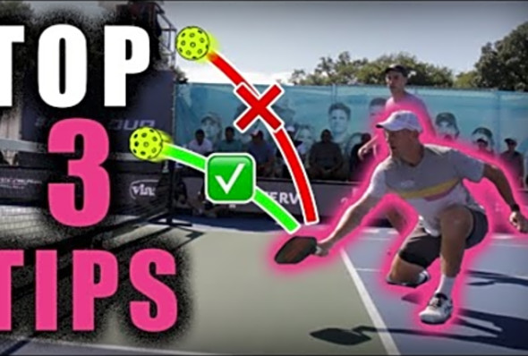 BEST 3 Beginner Pickleball TIPS