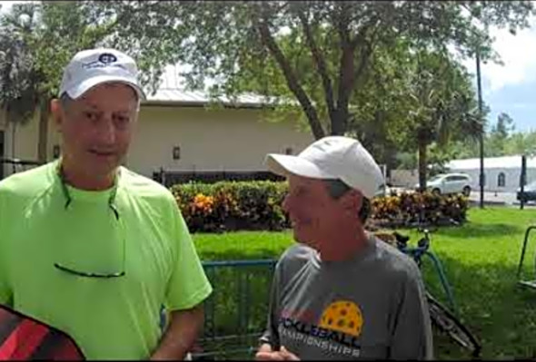 Bob Savar interviews Todd Mann at the 2019 US Open Pickleball Championships in Naples, FL (part 2)