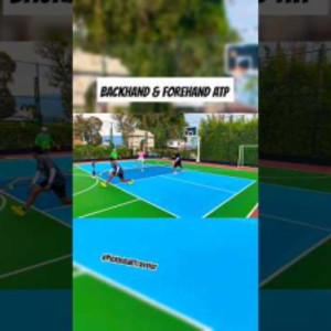 Backhand and Forehand ATP #pickleball #shorts #viral