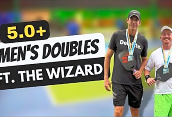 5.0 Men&#039;s Doubles Pickleball ft. The Wizard