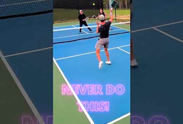 #1 Sin of Pickleball #pickleball #pickleballhighlights #pickleballaddict #instructions #instructor