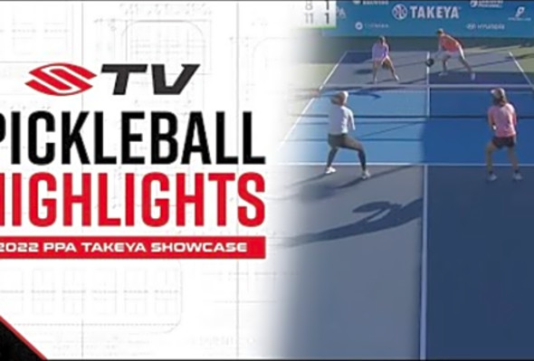 Andrea Koop Firefight Pickleball Highlight - 2022 PPA Takeya Showcase Women&#039;s Doubles Match