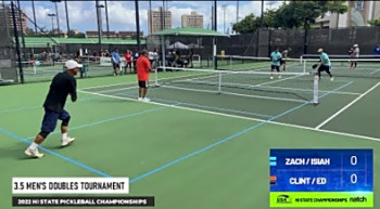 Hawaii State Pickleball Championships 3.5 Men&#039;s Doubles (Match 5)