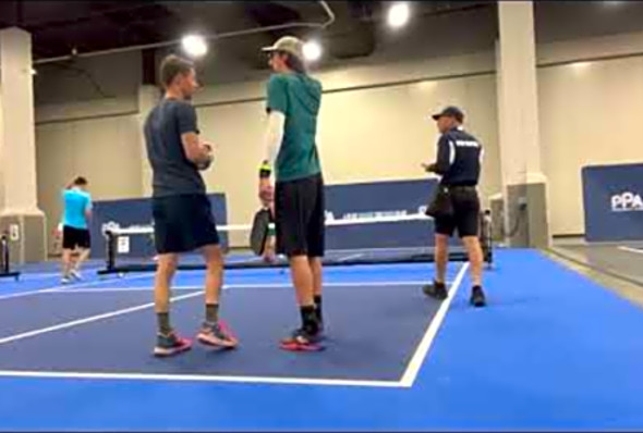 Pickleball PPA Las Vegas men 4.5 19 Round 1