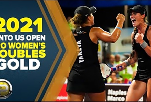 NEW Amazing PRO Women&#039;s Doubles GOLD - Minto US Open Pickleball Championships - CBS Sports Network