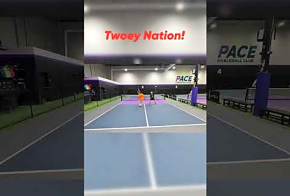 Twoey Nation! #thepickleballrunner #pickleball #highlights #pickleballhighlights #shorts