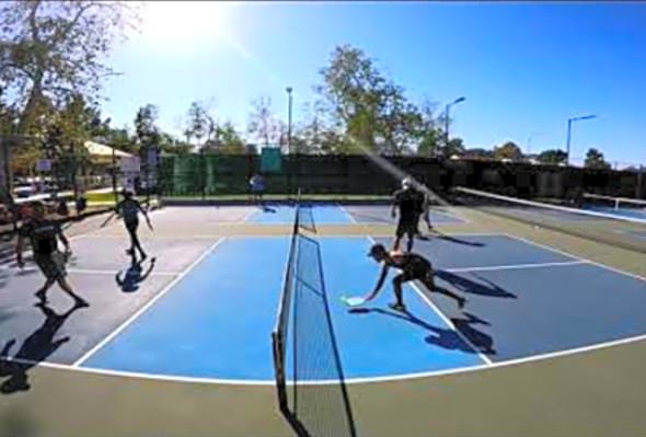 Bad Pickleball High Level Rec 5.0 Jessie Irvine Scott Crandall Jeff Warnick Warren Tamanaha