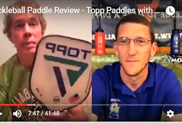 Pickleball Paddle Review - Topp Paddles with Scott Golden