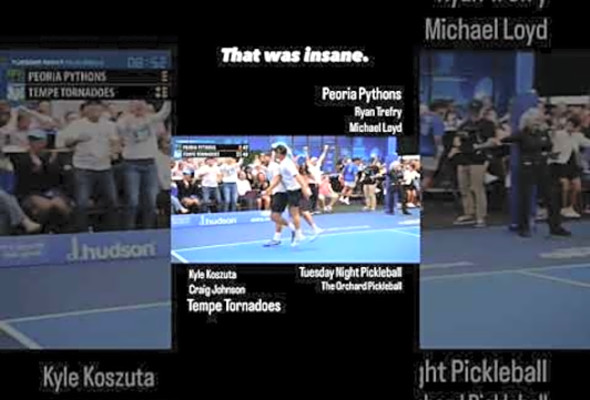 Pickleball:This point was out of this WORLD #pickleball #pickleballgame