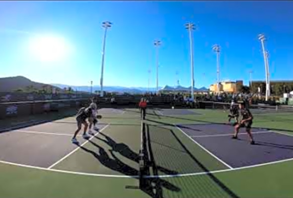 2022 USAPA Nationals Men&#039;s Pro Doubles Tyler Loong DJ Young Wes Burrows Travis Rettenmaier