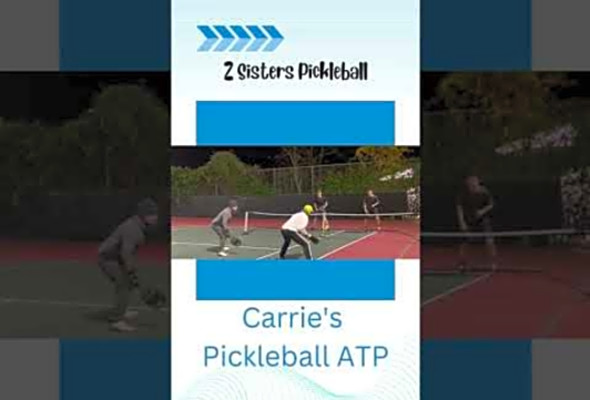 Can Carrie Hit the Pickleball ATP? WATCH! #shorts