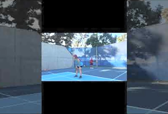 My First Pickleball Gold Medal! - Slow Motion Serve Winning Point Highlight #pickleball