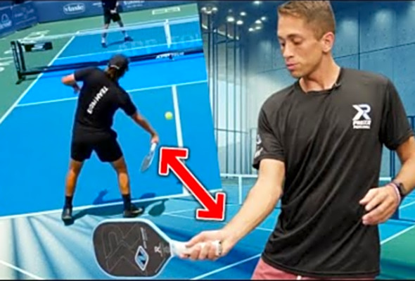 How Pickleball PROS Use WRIST ACTION with ANDRE MICK