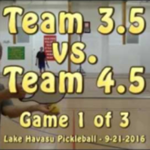 Team 3.5 vs Team 4.5 Game 1 of 3 Lake Havasu Pickleball