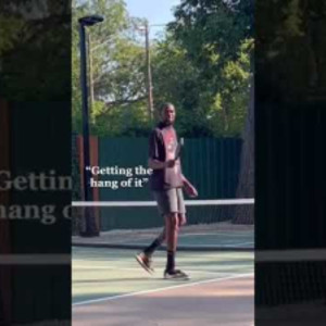 KD pulled up to try pickleball - #shorts