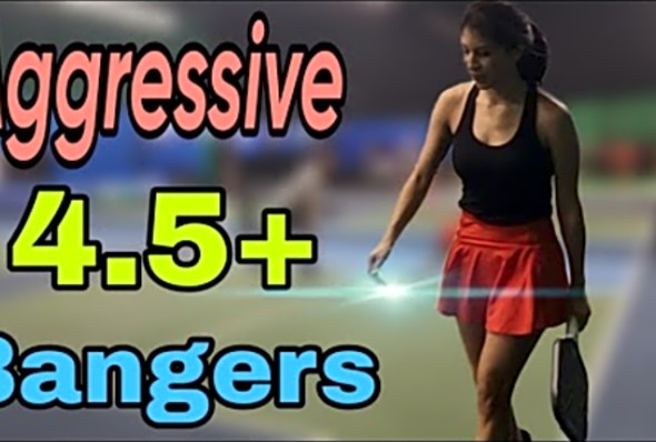 Aggressive Bangers 4.5 Mixed Doubles Pickleball Rec Game