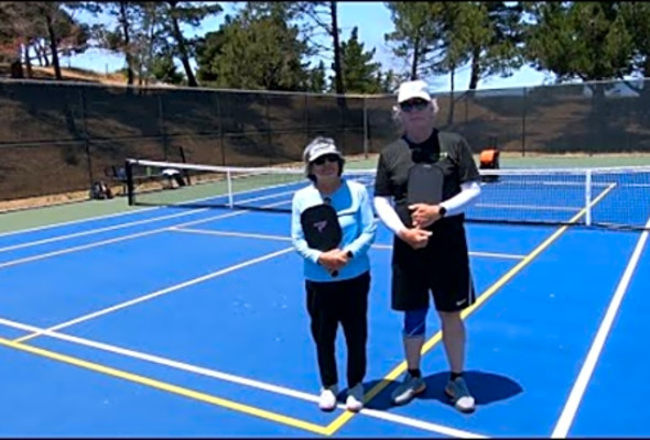 Slinger Pickleball Machine First Day on Court