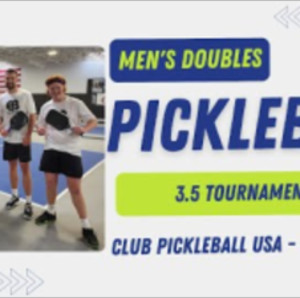 3.5 Men&#039;s Doubles Single Elimination - Club Pickleball USA Tournament - ...