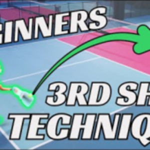 How To Hit A 3rd Shot Drop For Beginners In Pickleball - Catherine Paren...