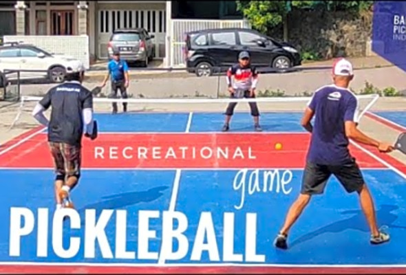 PICKLEBALL INDONESIA GAME - Rudini/Bastian vs Asep/Bayu - Pickleball Bandung